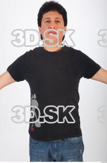 Upper body reference black tshirt of Orville 0001